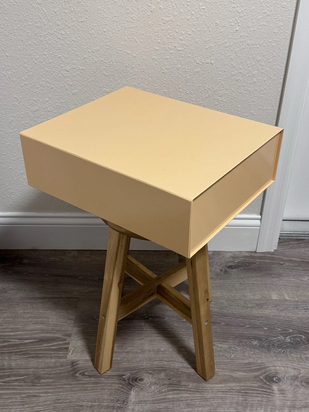 HAY Large Colour Storage Box Vanilla Neutral Magnetic Cardboard Minimalist Organ